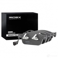 Тормозные колодки, комплект RIDEX 1437659419 6XXI AA 402b0625 - Изображение 2