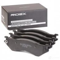 Тормозные колодки, комплект RIDEX 402b1295 1437659669 3P FZK4 - Изображение 2