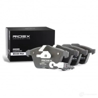 Тормозные колодки, комплект RIDEX 402b0288 1437660168 2MUTK BR - Изображение 2