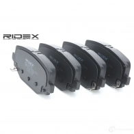 Тормозные колодки, комплект RIDEX YV266V V 402b0638 1437657854