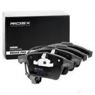 Тормозные колодки, комплект RIDEX 402b0668 1437660183 MPU7MW 9 - Изображение 2