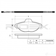 Тормозные колодки, комплект RIDEX 1437649226 2CP4T6 D 402b0306 - Изображение 4