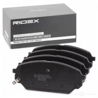 Тормозные колодки, комплект RIDEX 402b1022 1437659702 VW 712V - Изображение 2