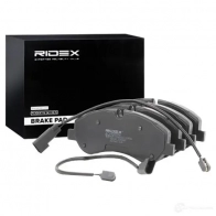Тормозные колодки, комплект RIDEX 402b0588 1437648628 BD61S P - Изображение 2