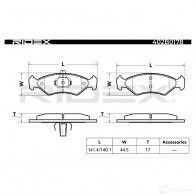 Тормозные колодки, комплект RIDEX 402b0178 1437657840 BY 5AV - Изображение 4