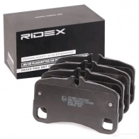 Тормозные колодки, комплект RIDEX 1437660054 402b0814 FRU38P Y - Изображение 2