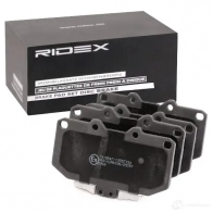 Тормозные колодки, комплект RIDEX 402b1281 1437660187 7DP6G 3 - Изображение 2