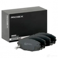 Тормозные колодки, комплект RIDEX 402b0873 1437660432 T68GW X2 - Изображение 2