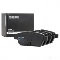 Тормозные колодки, комплект RIDEX W5D GGJI 1437658879 402b1036 - Изображение 2