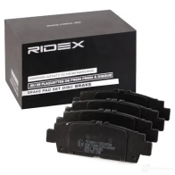 Тормозные колодки, комплект RIDEX U7 9SJ 402b1210 1437659095 - Изображение 2