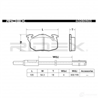 Тормозные колодки, комплект RIDEX 1437658452 VV MCUU 402b0903 - Изображение 4