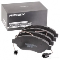 Тормозные колодки, комплект RIDEX 1437658319 3 PNHJR 402b1249 - Изображение 2