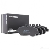 Тормозные колодки, комплект RIDEX 402b0204 1437659398 UO9C KF - Изображение 2