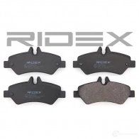 Тормозные колодки, комплект RIDEX 402b0204 1437659398 UO9C KF - Изображение 3