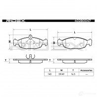 Тормозные колодки, комплект RIDEX 402b0047 1437649683 9YCJJ LI - Изображение 6