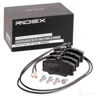 Тормозные колодки, комплект RIDEX 1437659886 CYFP RYH 402b1278 - Изображение 2