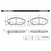 Тормозные колодки, комплект RIDEX 1437660452 402b0293 0 KMIBLT - Изображение 5