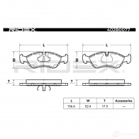 Тормозные колодки, комплект RIDEX 402b0077 1R3 0W5 1437657891 - Изображение 5