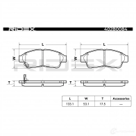Тормозные колодки, комплект RIDEX N4 9JW 402b0084 1437658458 - Изображение 3