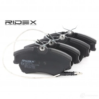 Тормозные колодки, комплект RIDEX 402b0378 6I1 JE 1437660547 - Изображение 1