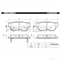 Тормозные колодки, комплект RIDEX 8 HEFW 402b0690 1437648621 - Изображение 4