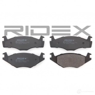 Тормозные колодки, комплект RIDEX 402b0260 1437658498 6X EZ04 - Изображение 3