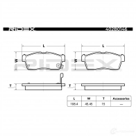 Тормозные колодки, комплект RIDEX 402b0146 JHRD U 1437649200 - Изображение 4