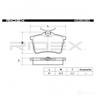 Тормозные колодки, комплект RIDEX 1437657564 HN0B SGF 402b0383 - Изображение 4