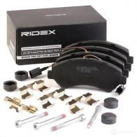 Тормозные колодки, комплект RIDEX 1437658323 KTSD JZE 402b1135 - Изображение 2