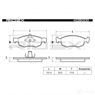 Тормозные колодки, комплект RIDEX 1437658133 8RP GC 402b0230 - Изображение 5