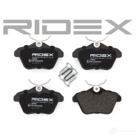Тормозные колодки, комплект RIDEX 402b0165 1437651373 E6P FXO - Изображение 3