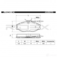 Тормозные колодки, комплект RIDEX 4 F3O55V 1437659540 402b0115 - Изображение 4