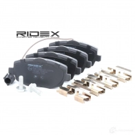 Тормозные колодки, комплект RIDEX 1437658501 402b0687 LQE DB - Изображение 1
