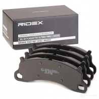 Тормозные колодки, комплект RIDEX P4HKZ MF 1437659422 402b1177 - Изображение 2