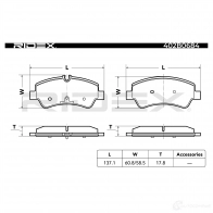 Тормозные колодки, комплект RIDEX 402b0684 XUQL V8 1437658195 - Изображение 3
