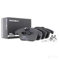 Тормозные колодки, комплект RIDEX 402b0414 1437660293 V 76HE3V - Изображение 2