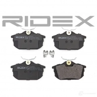 Тормозные колодки, комплект RIDEX J66 WA66 402b0040 1437649163 - Изображение 3