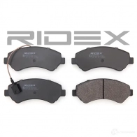 Тормозные колодки, комплект RIDEX 402b0321 1437659696 QO392X F - Изображение 3