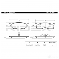 Тормозные колодки, комплект RIDEX 1437660242 U 0NABU 402b0147 - Изображение 5