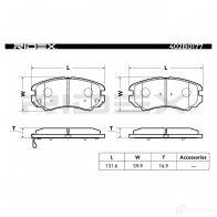 Тормозные колодки, комплект RIDEX XUE JKF 402b0177 1437659589 - Изображение 5