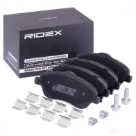Тормозные колодки, комплект RIDEX 1437658977 HF16 6 402b1388 - Изображение 2
