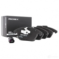 Тормозные колодки, комплект RIDEX 402b0009 1437971951 CSW BFH - Изображение 2