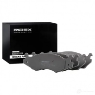 Тормозные колодки, комплект RIDEX 1437659684 402b0600 VE KZX - Изображение 2