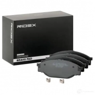 Тормозные колодки, комплект RIDEX 402b1023 1437660445 F38YLP A - Изображение 2