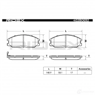 Тормозные колодки, комплект RIDEX 402b0692 O BSA4 1437659551 - Изображение 4