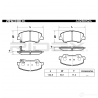 Тормозные колодки, комплект RIDEX 1437660441 402b0524 0VZ 9I - Изображение 3