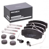 Тормозные колодки, комплект RIDEX 7S1LN F 1437649552 402b1039 - Изображение 2