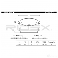 Тормозные колодки, комплект RIDEX 402b0305 WN QKP 1437658284 - Изображение 5