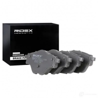 Тормозные колодки, комплект RIDEX 1437658955 6O EQW 402b0866 - Изображение 2