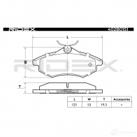 Тормозные колодки, комплект RIDEX 71D5UC 8 402b0151 1437659988 - Изображение 3